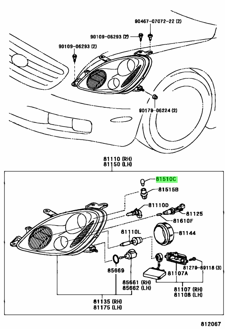 Toyota 90981 14011