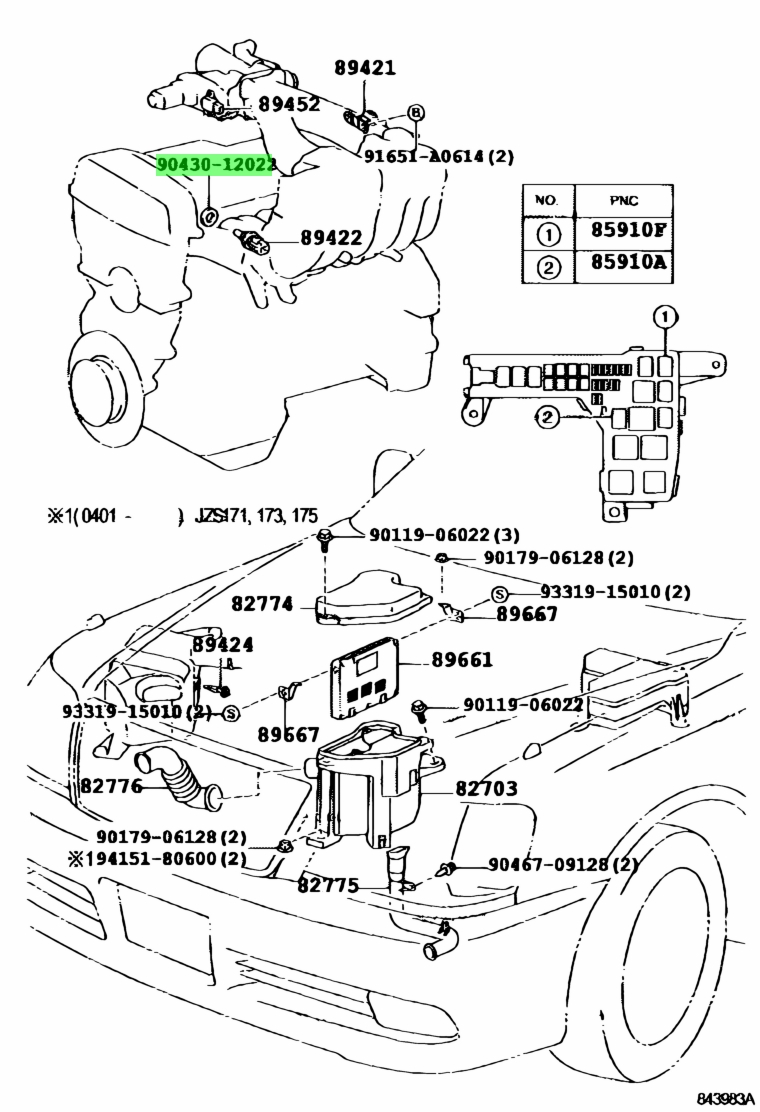 90386 12022 toyota