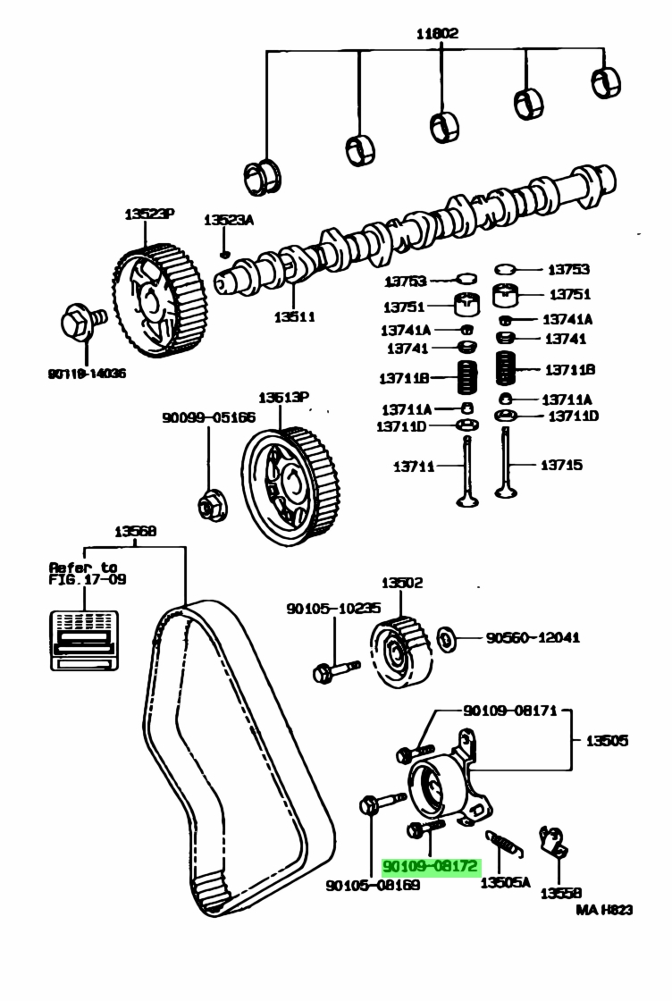 Toyota 90109 w0005