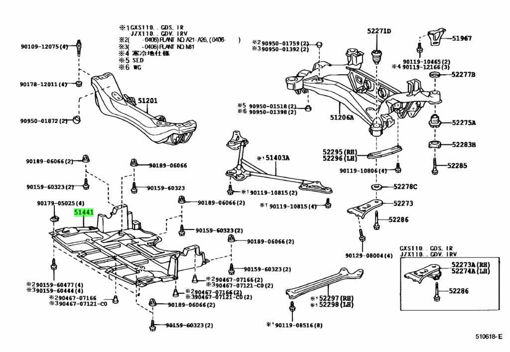 Toyota 51441 0t010