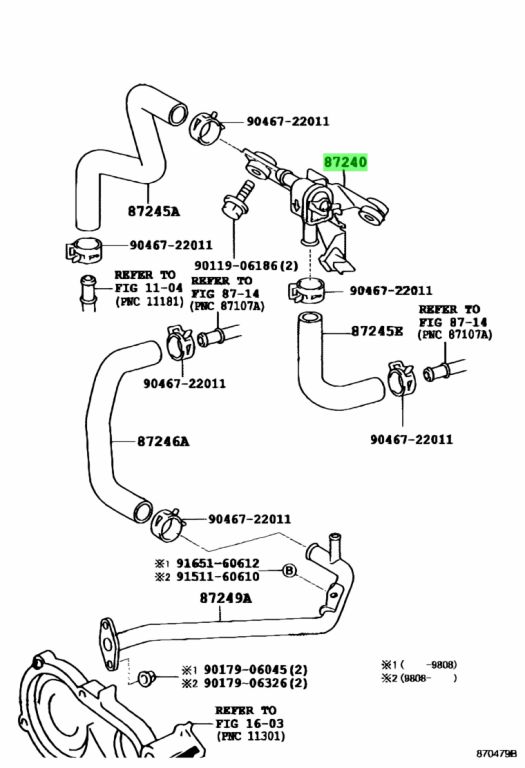 Toyota 87240 22370