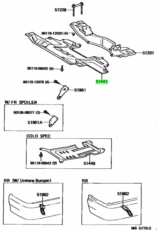 Toyota 51441 0t010