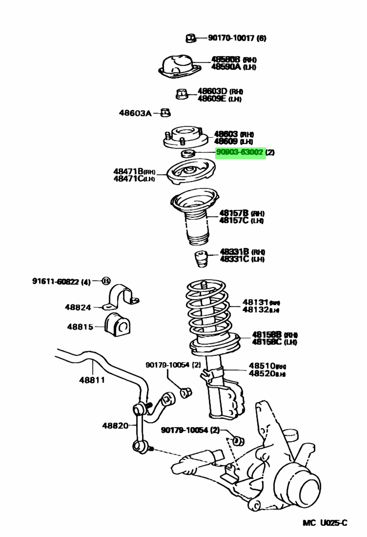 Toyota 90903 63002