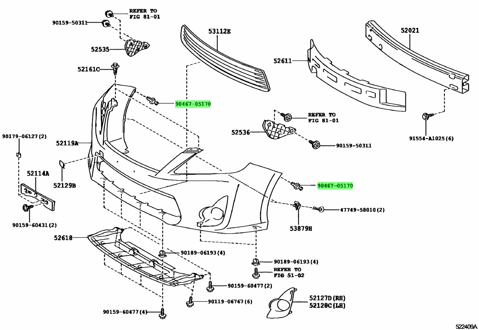 90467 05170 toyota