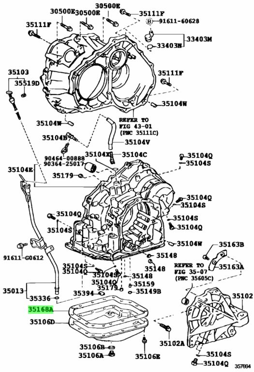 Toyota 35168 21011