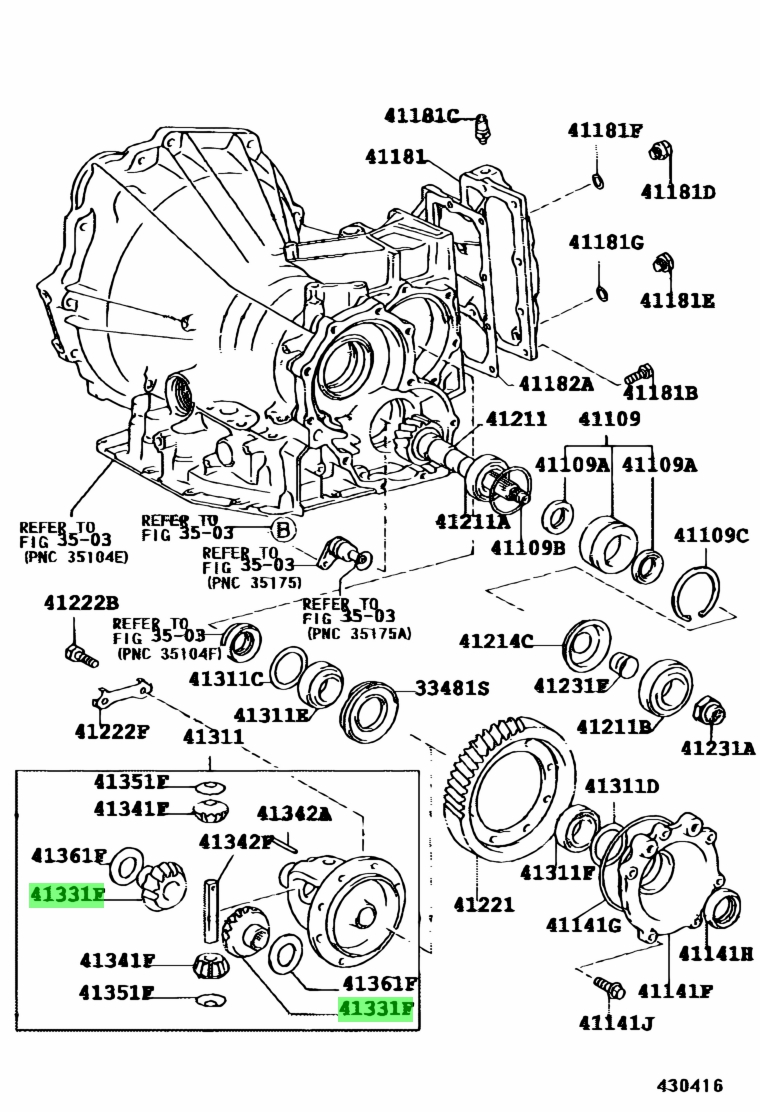 Toyota 41331 12011