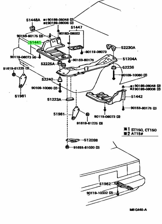 Toyota 51441 0t010