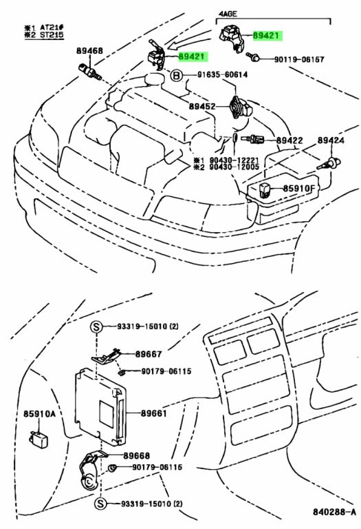 Sensor assy vacuum toyota