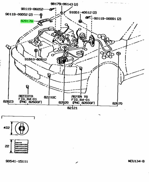 Toyota 82817 1a070