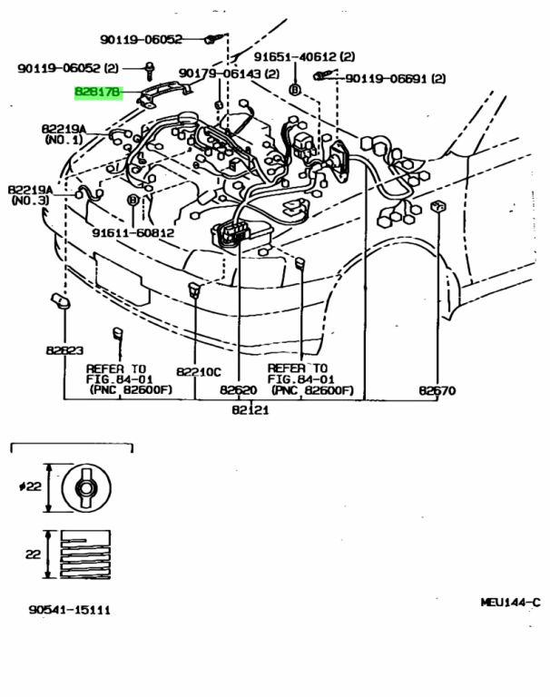 Toyota 82817 1a070