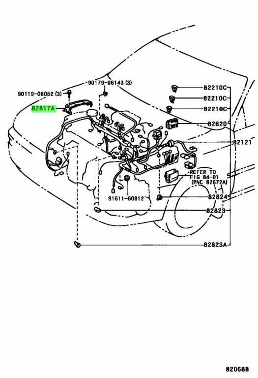 Toyota 82817 1a070