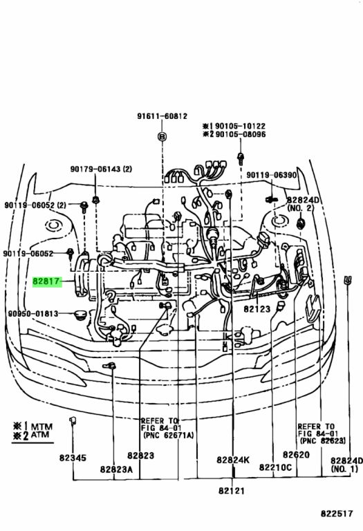 Toyota 82817 1a070