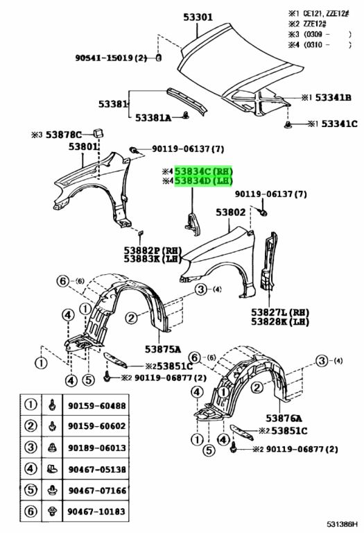 Toyota 65631 12080