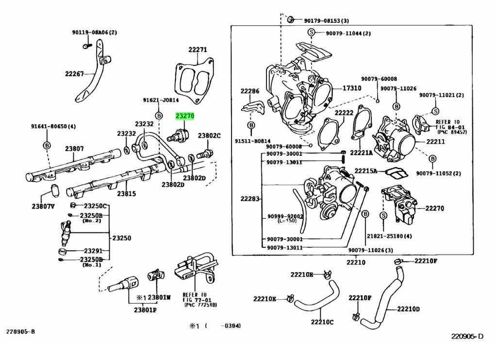 Toyota 23270 28040