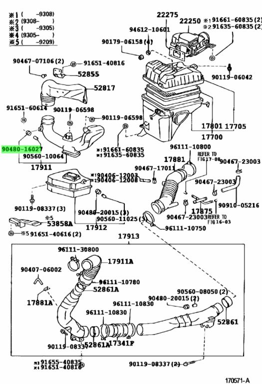 Toyota 90480 15027