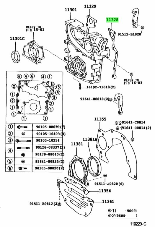 Прокладка toyota 9043035001