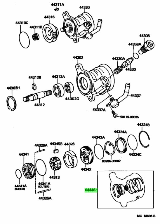 Toyota 04446 35070