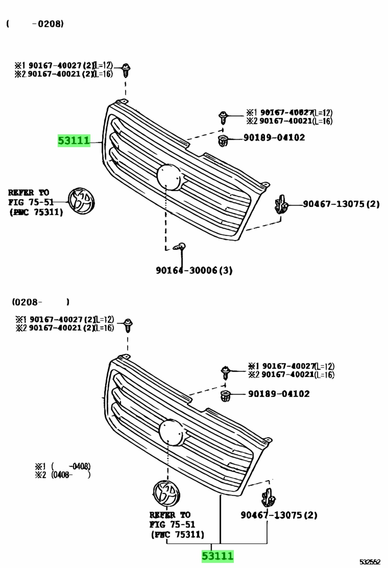 Toyota 53101 60360