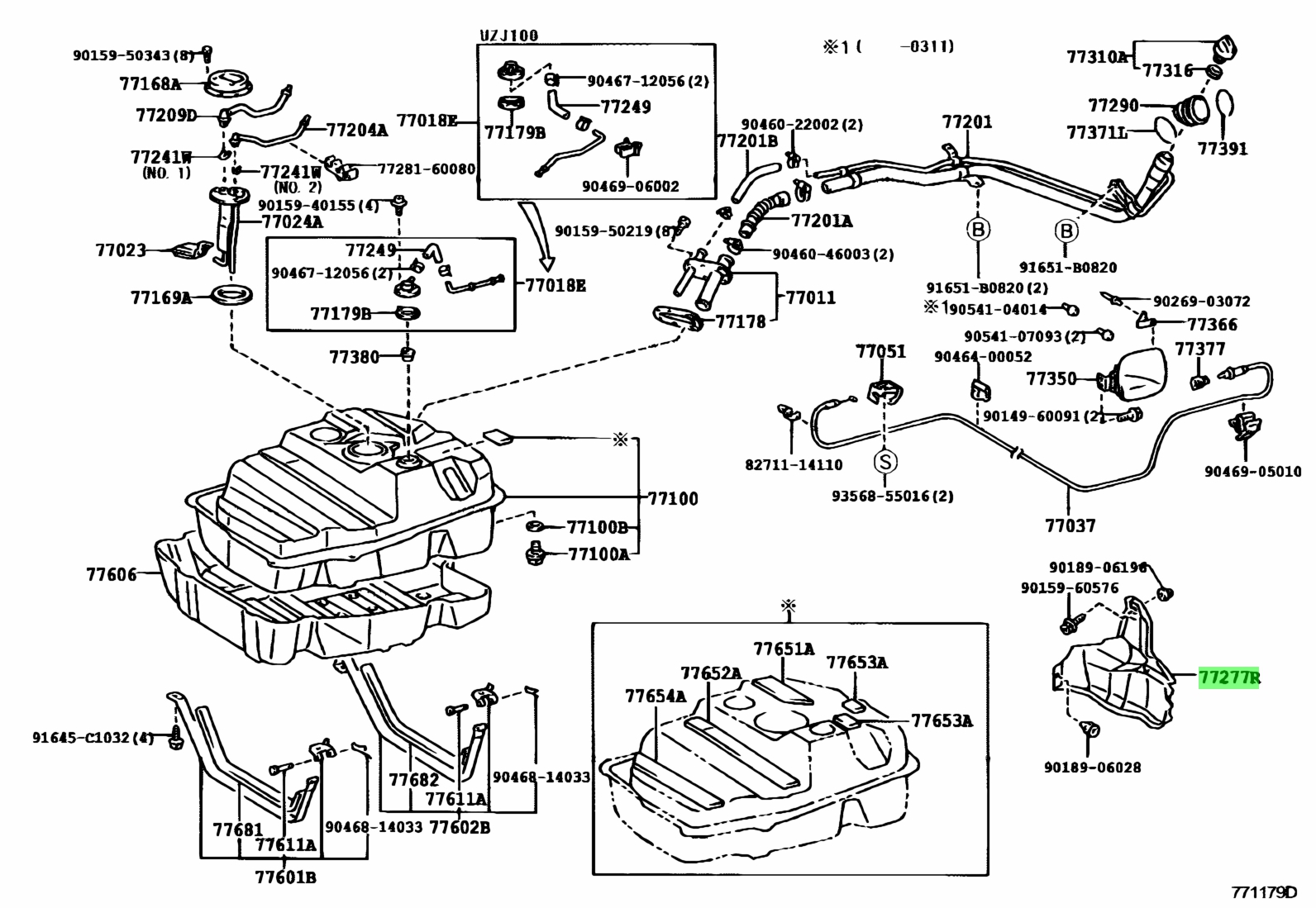 Toyota 77277 42070