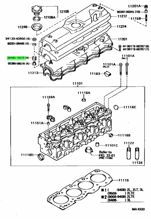 Toyota 90480 18006