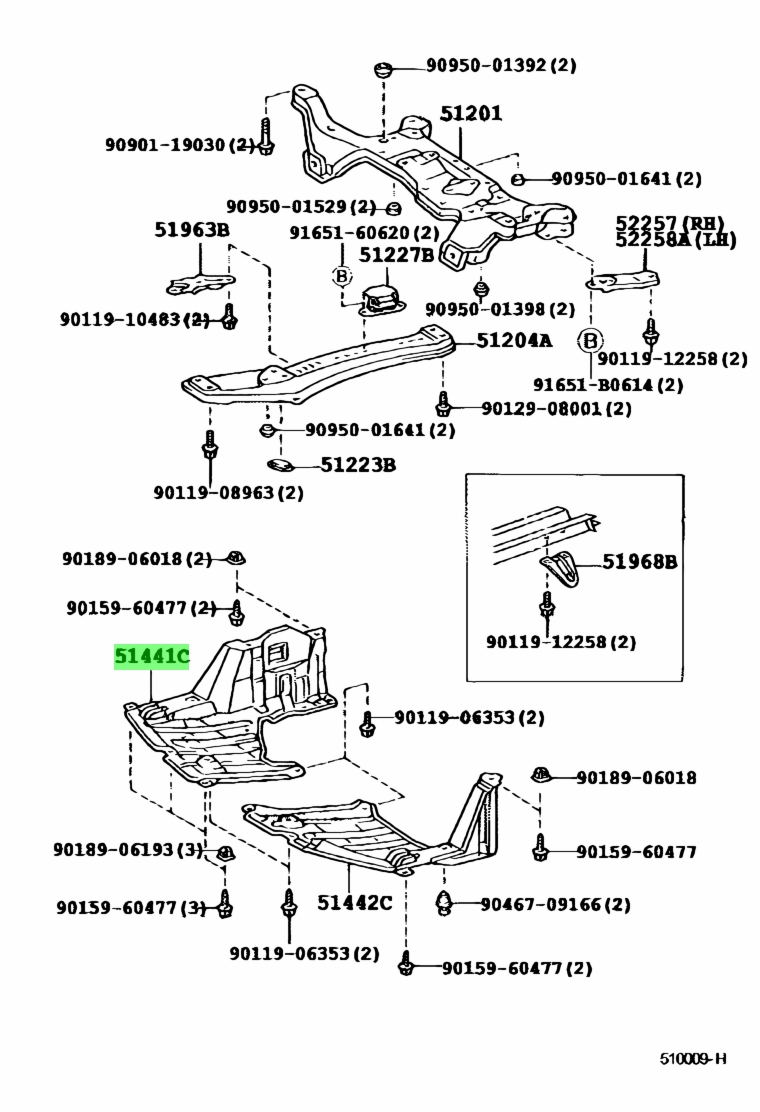 Toyota 51441 0t010