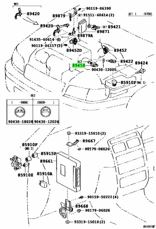 Buy Genuine Toyota 89458-32010 (8945832010) Sensor, Fuel Pressure ...