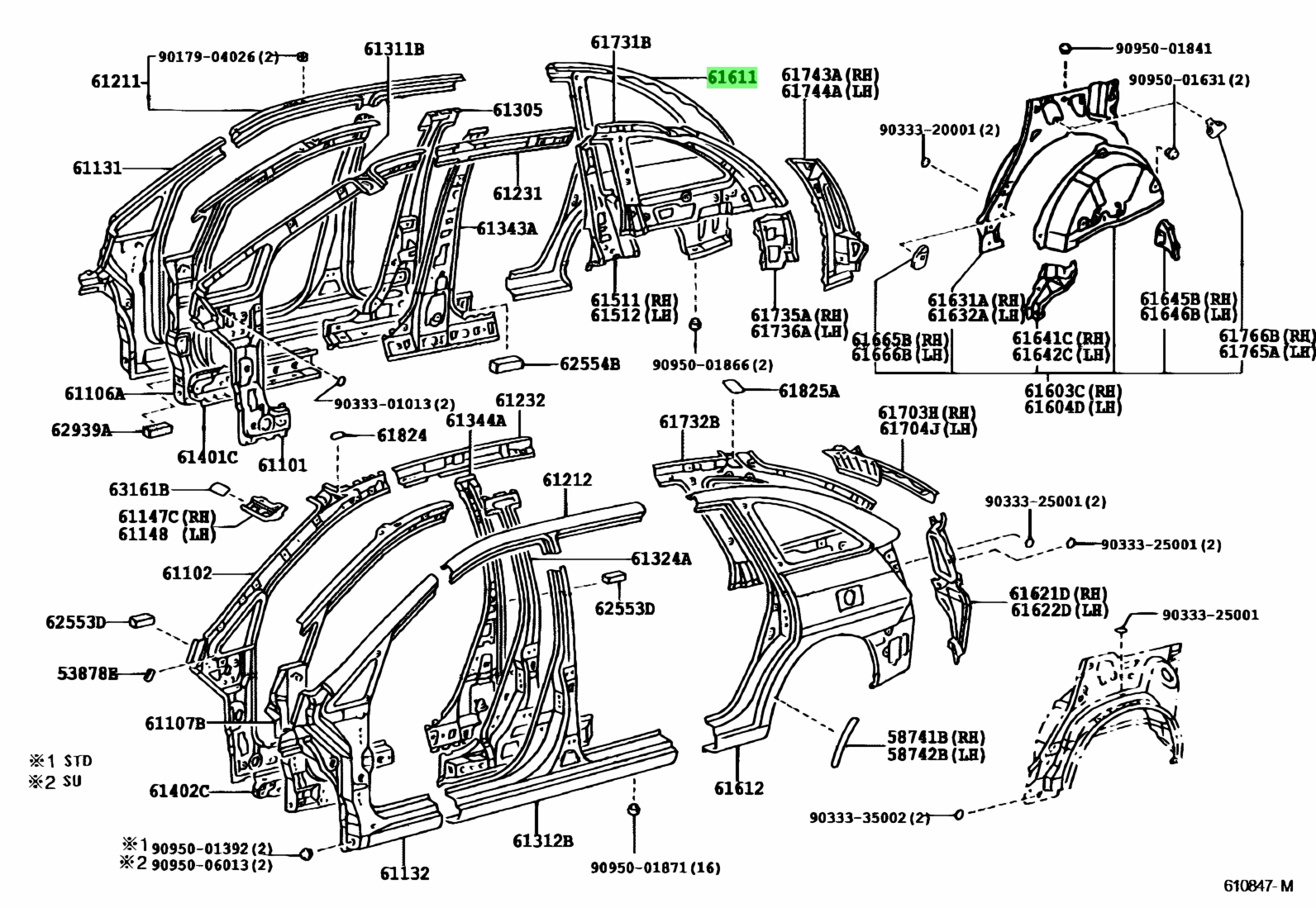 Запчасти toyota nadia