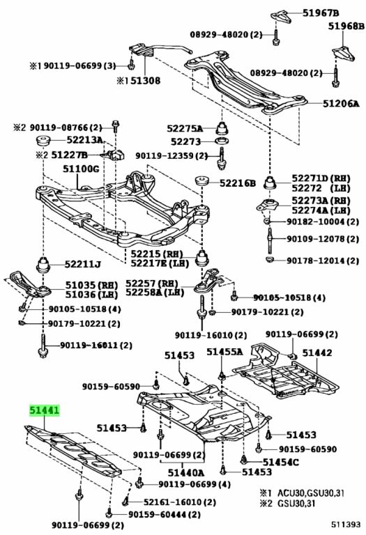 Toyota 51441 0t010