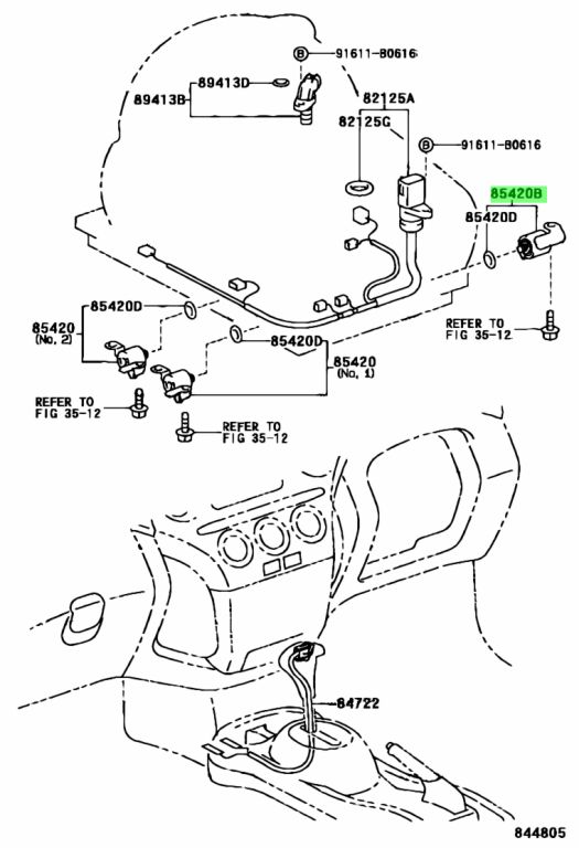 Buy Genuine Toyota 35250-52050 (3525052050) Solenoid Assy, Transmission ...