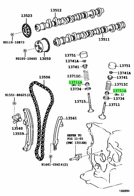 9091302112 toyota колпачок маслосъемный