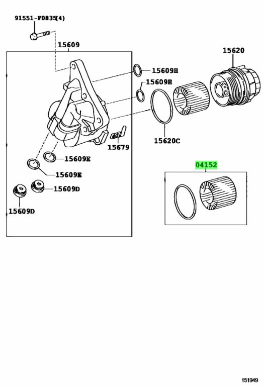 Toyota 04152 40060