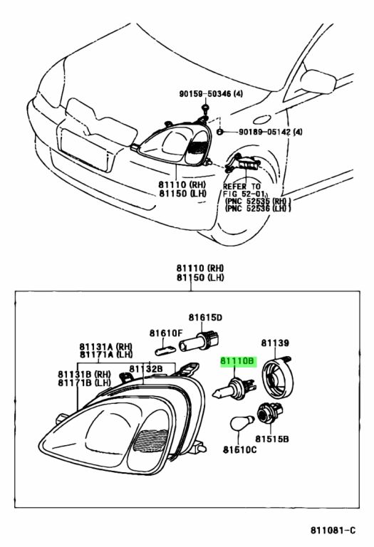 Toyota 90981 15009