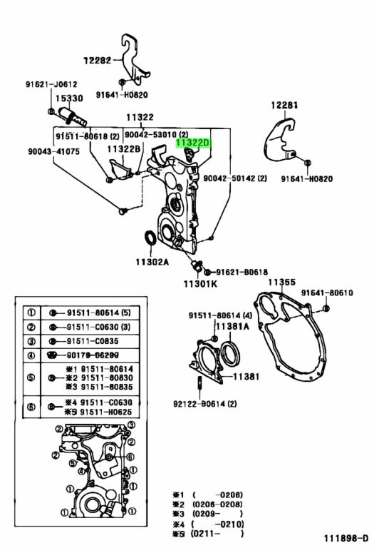 Прокладка toyota 9043035001