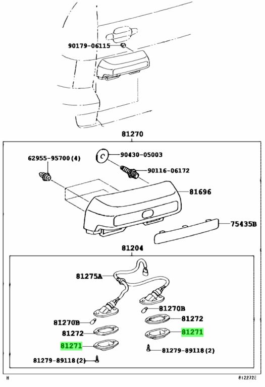 Toyota 81271 60332