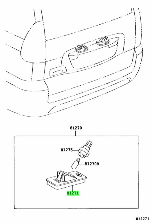 Toyota 81271 60332