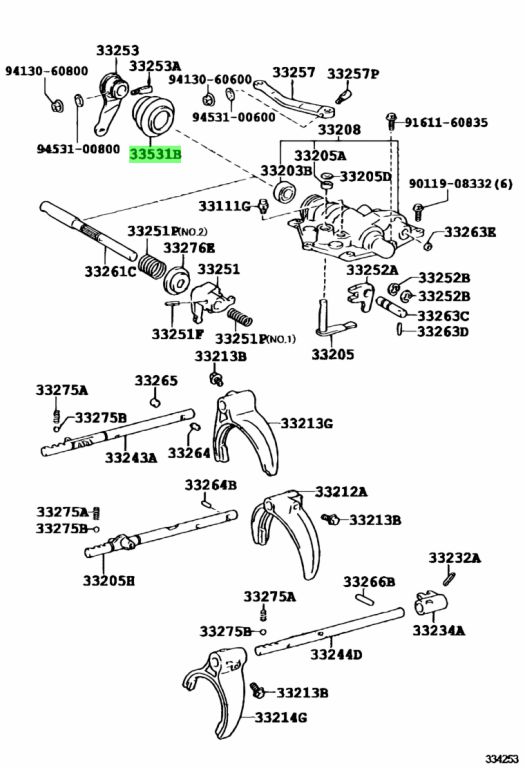 Buy Genuine Toyota 33531-37020 (3353137020) Boot, Dust (For Shift ...