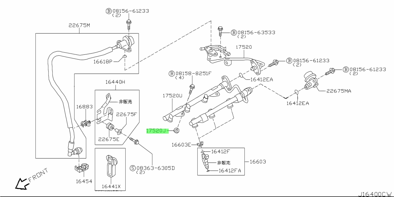 Nissan 17522 10v00