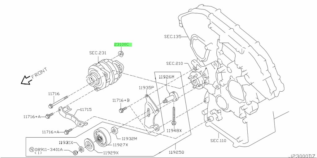 Nissan 01221 00351