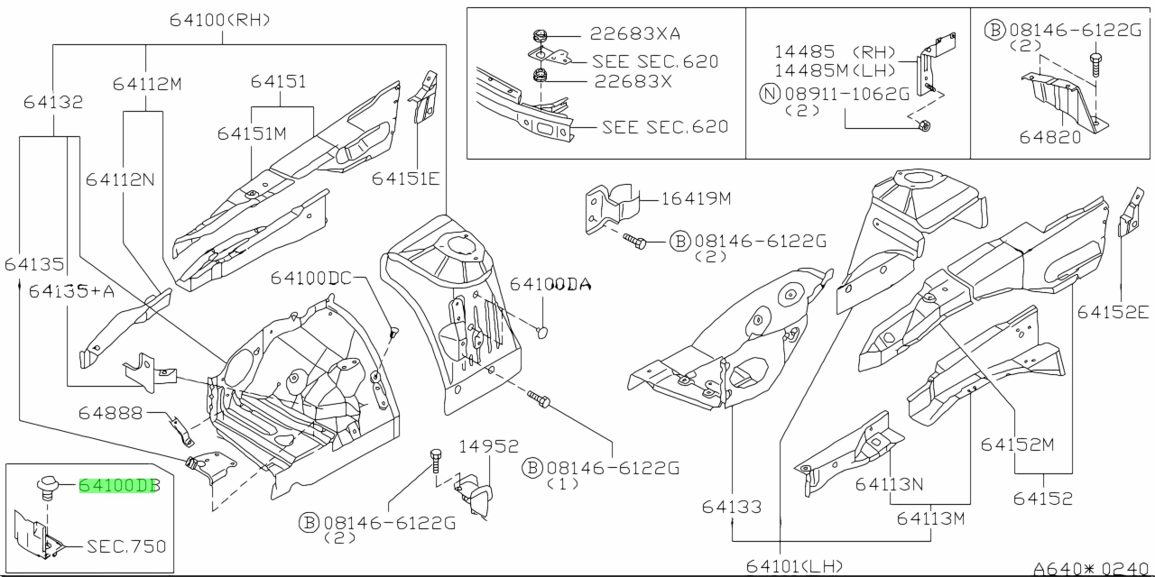 Nissan 01658 02121