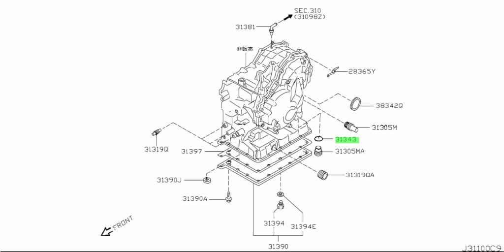 Nissan 31526 3jx9e