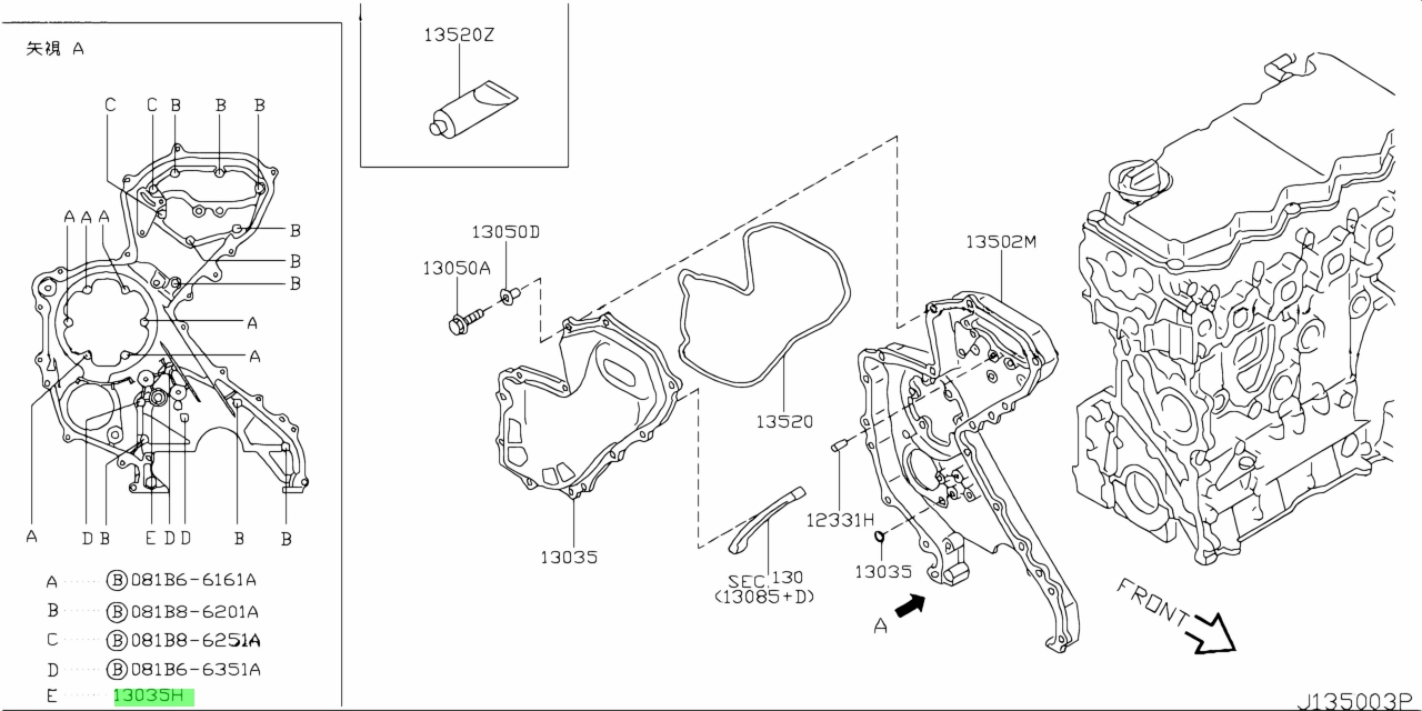 Nissan 15066 31u02