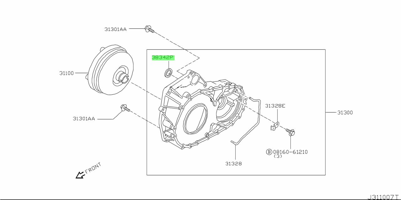 Nissan 38342 06r01