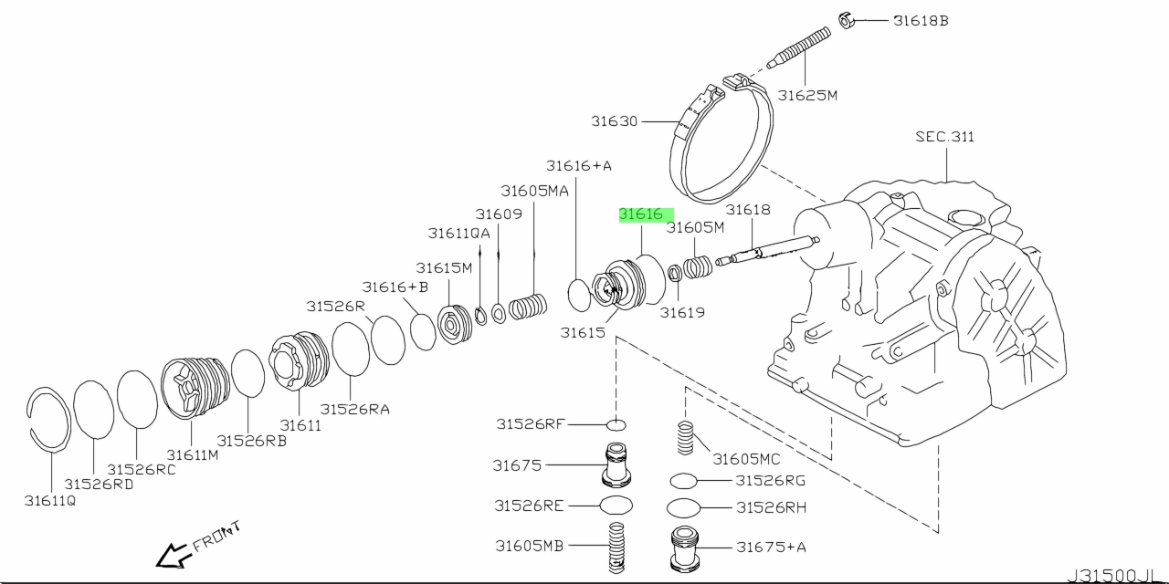 Nissan 31528 31x06