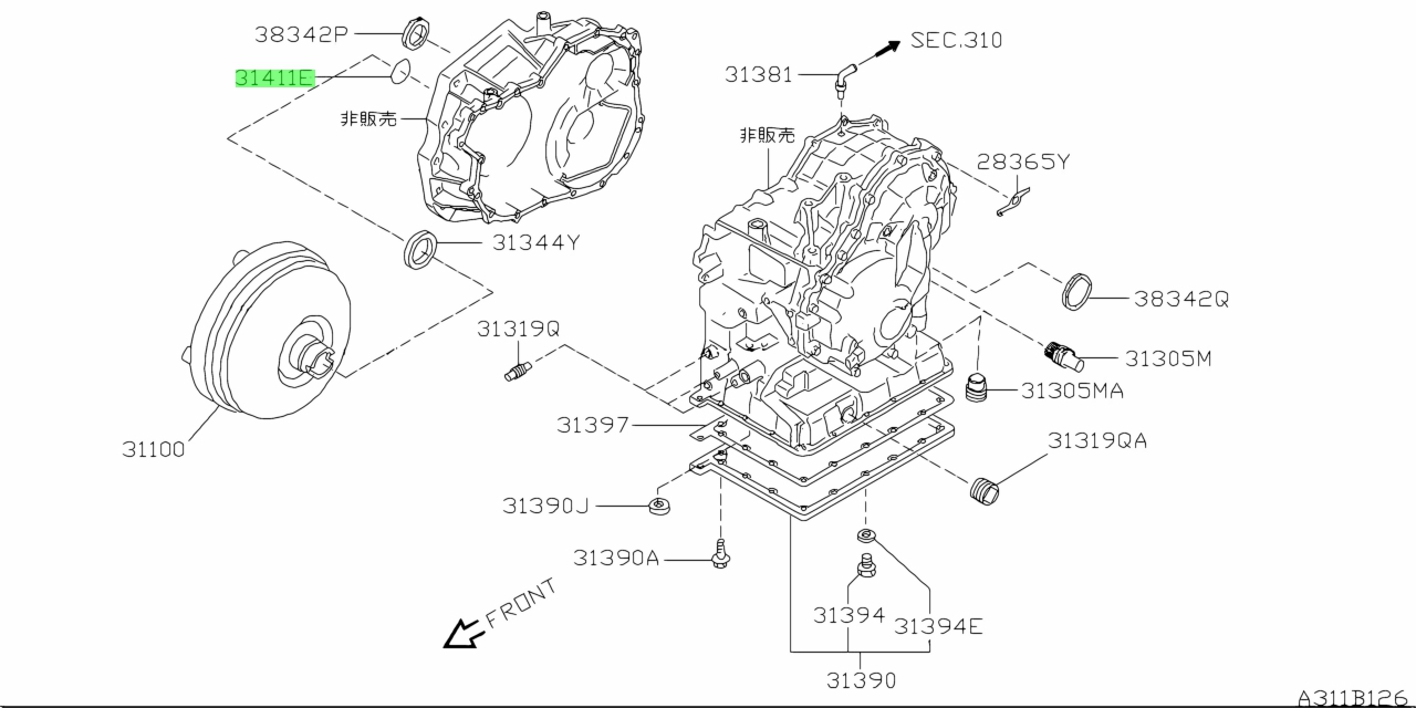 Nissan 31526 3jx9e