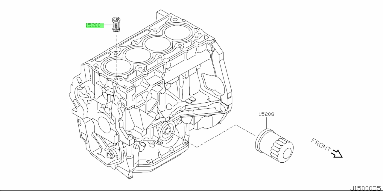 Nissan 15200 ed00a