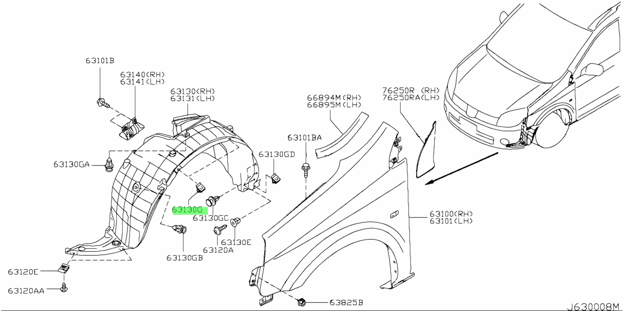 Nissan 01553 jd02a