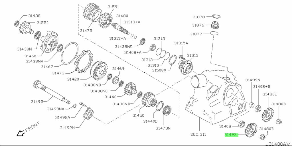 Nissan 31528 31x06