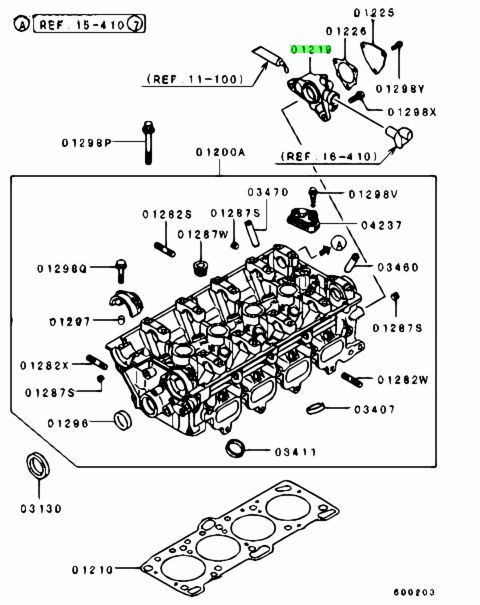 Genuine Mitsubishi MD344722 SUPPORT,CAMSHAFT POSITION SENSOR - Amayama