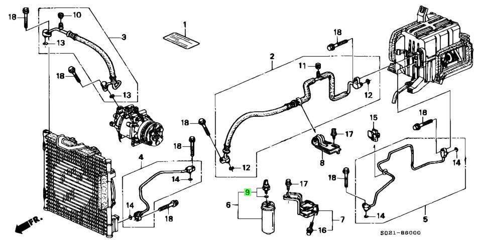 Buy Genuine Honda 80440-SS0-901 (80440SS0901) Switch, Dual Pressure ...