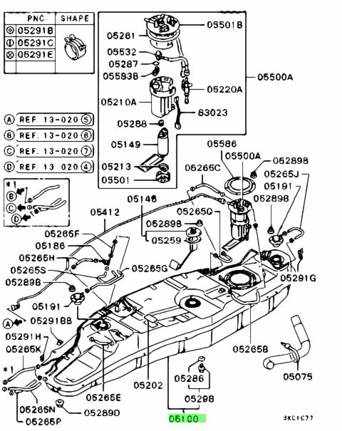 Mitsubishi mr554949 аналог